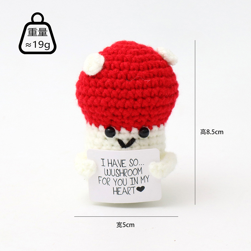 Carta i con punto bianco e fungo rosso