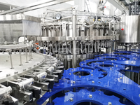 Ingénieur disponible, machine de remplissage de boissons gazeuses en bouteilles de verre 24000BPH avec certification CE pour les usines de boissons industrielles