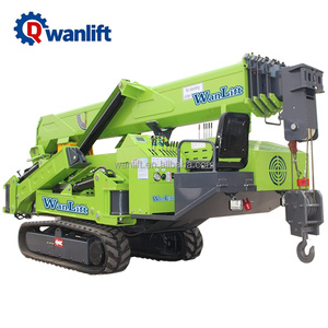 Grue araignée électrique sur chenilles <span class=keywords><strong>de</strong></span> haute qualité européenne, neuve, 3 tonnes, 5 tonnes, avec télécommande certifiée CE et élingue à chaîne - Product Image 4