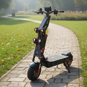 รถพับได้ Road Foldable IP65 60v Obarter X7 สองล้อสำหรับผู้ใหญ่ มอเตอร์คู่แบบไร้แปรงถ่าน รับน้ำหนักได้ 200 กก. แบตเตอรี่ลิเธียม 60AH ควบคุมด้วยระบบดิจิตอล - Product Image 2