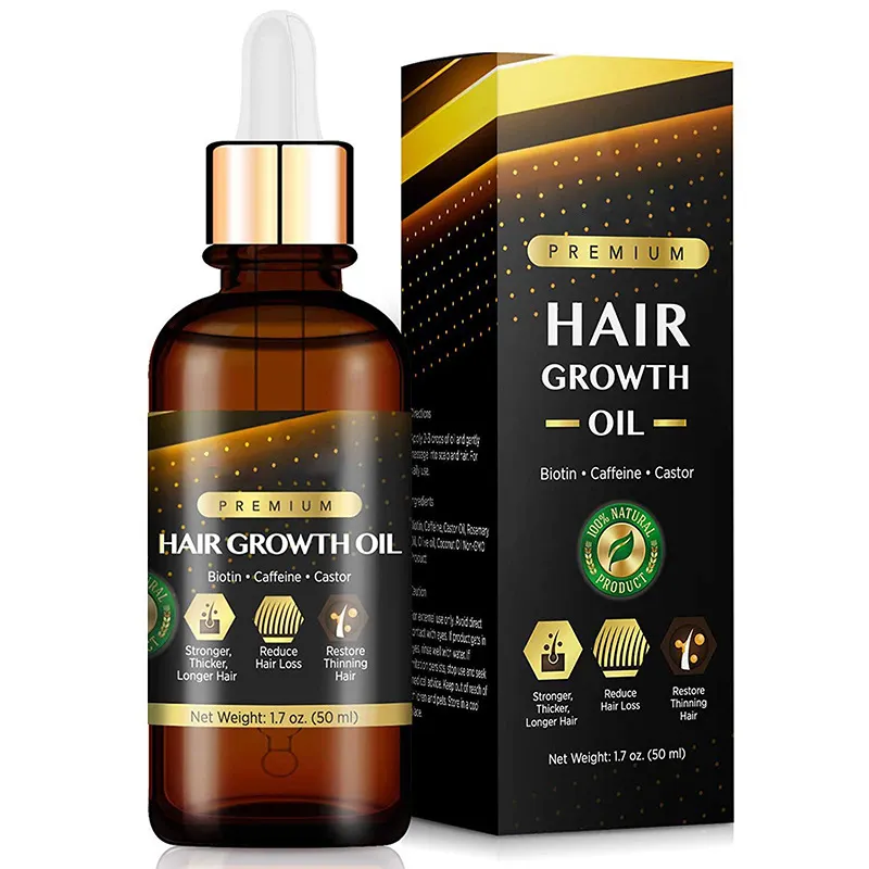 Melhorar a perda de cabelo preto antiqueda de cabelo, líquido nutritivo óleo essencial para o crescimento do cabelo