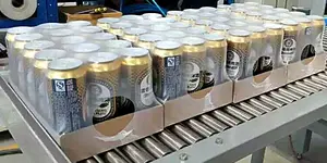 Can konteyner otomatik içecek doldurma makinesi otomatik bira dolum ve konserve makineleri ince can 250ml dolum makinesi