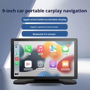 จอติดรถยนต์ขนาด 9 นิ้ว รองรับ CarPlay ระบบนำทางความละเอียดสูง แบบไร้สาย รองรับ Android Auto และ Carplay - Product Image 5