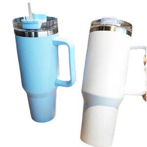 Vaso Térmico de Acero Inoxidable 304 de Gran Capacidad (40 oz) con Asa, Aislado al Vacío, para Auto, Deportes al Aire Libre y Botella de Agua - Product Image 3