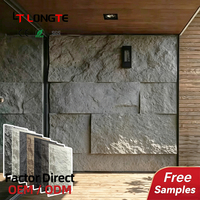 Revestimiento de Pared Exterior de Poliuretano/PU, Panel de Piedra Artificial Resistente a la Intemperie, Imitación Piedra Natural