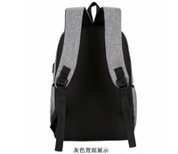 Sac à dos scolaire tendance et durable, nouvelle conception, grande capacité, ensemble de 3 pièces pour étudiant, sac à dos pour ordinateur portable pour homme