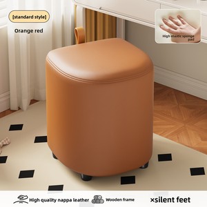 <span class=keywords><strong>Chaise</strong></span> de maquillage en cuir avec rangement, <span class=keywords><strong>chaise</strong></span> à roulettes pour chambre de femme, cadre en bois, <span class=keywords><strong>chaise</strong></span> moderne de luxe haut de gamme pour salon - Product Image 6