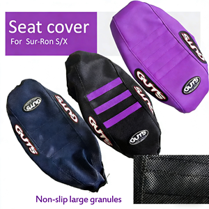 Housse de selle souple GUTS Light Bee Pro en PU nervuré avec grip pour moto tout-terrain et vélo électrique – Garantie 1 an - Product Image 1