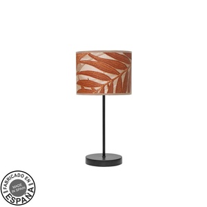 Lampada da Tavolo 1xE14 Nera/Lastra di Rame 42x17x17cm - Illuminazione Decorativa Ideale per Tavoli e Angoli, Stile Moderno e Funzionale. - Product Image 1