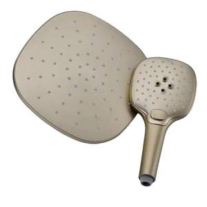 Ensemble de douche et de robinet Vimijia, style contemporain minimaliste, moderne, avec douchette de plafond/manuelle et jet de pluie doux pressurisé - Product Image 5