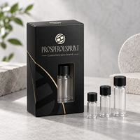 Boîte de rangement personnalisée de haute qualité pour flacons de peptides à fenêtre ouverte, 3ml, 5ml, 10ml, avec logo et taille personnalisables, vente en gros