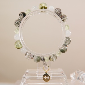High Quality Natural Stone <b>Bead</b> <b>Bracelet</b> Money Quartz <b>Bracelet</b> Custom Elastic Rope Metaphysics Crystal Cure Horoscope <b>Bracelet</b> - Product Image 1