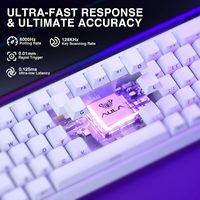 Clavier de jeu AULA HERO 68 HE 60% filaire avec interrupteurs magnétiques à effet Hall et actionnement réglable