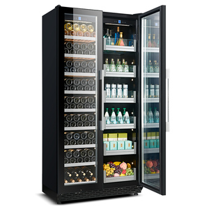 Porte double, porte en verre thermostatée à gaz intégrée, armoire à vin rouge et Baijiu, cave à vin, cave à cigares - Product Image 5