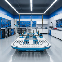 Maxima Factory Supply Machine de redressage de châssis pour carrosserie automobile, Débossureuse, Banc de redressage de carrosserie