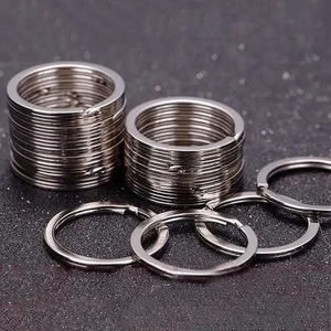 Stainless Steel Key Ring Round Thick Thin Various Sizes Keychain DIY Car Key Ring Hard Wearing Luxury Style - Product Image 1