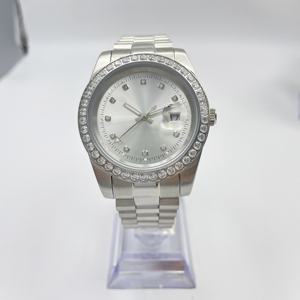 Reloj de cuarzo para hombre, estilo deportivo de negocios, negro, blanco, diamante, 30Bar, resistente al agua, multifunción, 40mm, cristal de moda, último diseño - Product Image 5