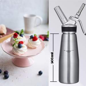 Meilleur vendeur 500ml professionnel aluminium crème mousseur pistolet fouetté distributeur de crème en aluminium crème fouettée fouet - Product Image 6