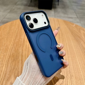 Translucent Magnetic Skin Feeling Shockproof Matte Frosted Mobile Phone <b>Case</b> Is Suitable for iPhone 17 16 Promax Cell Back Cover - Product Image 3