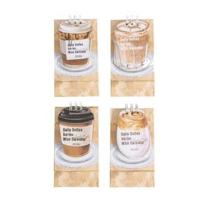 Coffee-Themed 2026 Planner with <b>Mini</b> Calendar and Memo Section for Office <b>Desk</b> - Product Image 4
