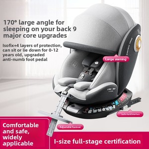 Siège auto universel pour enfant de 0 à 12 ans, inclinable et réglable, avec harnais 5 points, certifié <span class=keywords><strong>ECE</strong></span> <span class=keywords><strong>R44</strong></span>/<span class=keywords><strong>04</strong></span> - Product Image 2