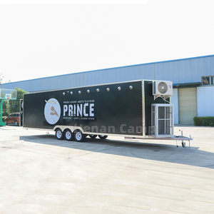 Remorque de camion de nourriture de 9m avec le bar extérieur mobile de camion de boisson de cuisine complète imbisswagen <span class=keywords><strong>foodtruck</strong></span> - Product Image 5