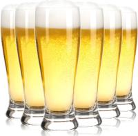 Verrerie à bière transparente personnalisée de 16oz pinte Pil-Sner coupe en verre transparent de style classique en forme de taille mince vente en gros