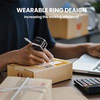 Eyoyo Mini 3 en 1 1D 2D Bluetooth sans fil portable Finger UPC QR Code Reader Ring Barcode Scanner pour l'inventaire de la bibliothèque