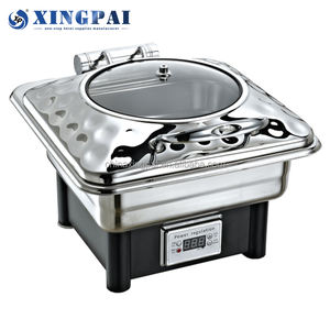 XINGPAI équipement de restauration chauffe-plats pour buffet ensemble de buffet chauffe-plats en acier inoxydable contrôle de la température - Product Image 3