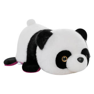 도매 크로스 보더 플립 시리즈 양면 변형 인형 팬더 플러시 테디 베어 유니콘 베개 PP 소녀를위한 면 - Product Image 5