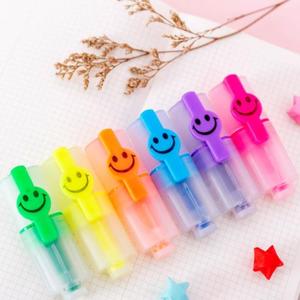 Cartoon School Kids Gift Cute Highlighter <b>Pens</b> Set 6 Color Mini Highlighter <b>Marker</b> <b>Pen</b> Student Taking Notes <b>Marker</b> <b>Pen</b> - Product Image 1