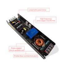 Fuente de Alimentación LED Conmutada AC-DC HUARON HRL en Carcasa de Aluminio, 80%-89% de Eficiencia, Fácil Instalación, Iluminación LED, CE, ROHS, FCC, UKCA