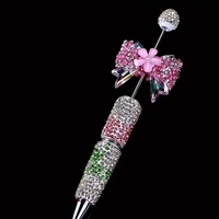 El juego de 4 lazos grandes con diamantes de imitación brillantes de estilos variados es un regalo ideal para entusiastas de la creación de joyas DIY.