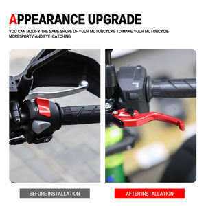 Pour <span class=keywords><strong>CL500</strong></span> CL300 <span class=keywords><strong>2023</strong></span> 2024, levier de frein et d'embrayage court à 2 doigts réglable en aluminium CNC, fabriqué en Chine continentale - Product Image 2