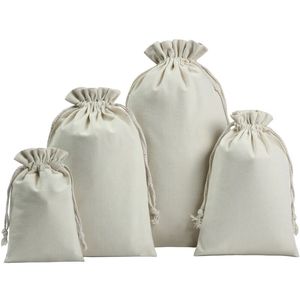 Custom logo <strong>Large</strong> Capacity Cotton <strong>Canvas</strong> Drawstring <strong>Bag</strong> - Product Image 5