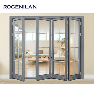 ROGENILAN Precio de Fábrica Puerta y Ventana Plegable/Colapsable de Aluminio y Vidrio Templado Alutech 3/3.6/2.7/2.4/metros - Product Image 5