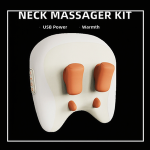 <span class=keywords><strong>Coussin</strong></span> de massage cervical chauffant avec fonction musicale pour soulager les douleurs au cou et aux épaules, idéal pour la maison et les voyages, pétrissage transfrontalier USB - Product Image 2