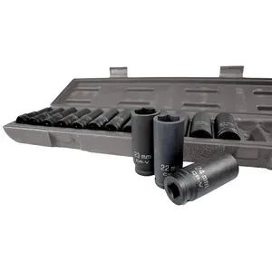 15pcs Durable Air Impact Deep Socket Kit for Truck