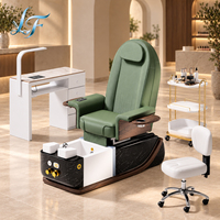 Fauteuil de pédicure électrique de luxe avec massage, fauteuil inclinable pour spa des pieds, bassin à remous, mobilier de salon de manucure