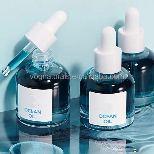 Private Label Blauw Facial Olie Serum Hydraterende, Voedende Gloeiende Huid
