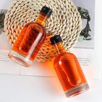 Botella de ron de vidrio con tapa de aluminio ropp, 100ml, 200ml, 375ml, 500ml