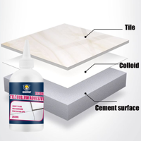 GORVIA T333HP Colle d'injection professionnelle 260ml pour réparation de carreaux creux, adhésif pour la restauration de sols en céramique et la construction