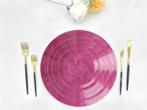 Vajilla Nórdica, Platos Base Dorados, Platos para Cena, Venta al por Mayor para Restaurantes, Platos para Bodas - Product Image 6