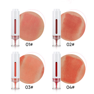 บลัชออนแบบน้ำ4สีเครื่องสำอางสำหรับแต่งหน้าโลโก้ตามสั่ง - Product Image 5