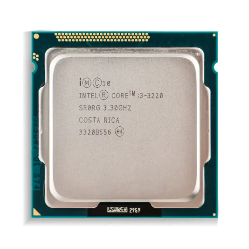 Cpu I3-3220 SR0RG สำหรับ Intel Core Processor Cpu ชิ้นส่วนคอมพิวเตอร์สำนักงาน Cpu I3-3210/3225/3240/3245/3250