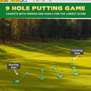 Coupe de <span class=keywords><strong>golf</strong></span> en plastique pour l'intérieur et l'extérieur avec drapeau – Équipement d'entraînement de <span class=keywords><strong>golf</strong></span>, aides de pratique pour la précision du putting - Product Image 6