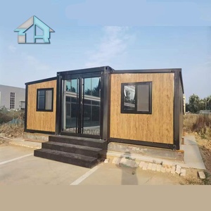 Vente directe : Maison conteneur préfabriquée, extensible et portable, 40 pieds, 20 pieds, norme locale, 2, 3, 4, 5 chambres, maison mobile préfabriquée - Product Image 1