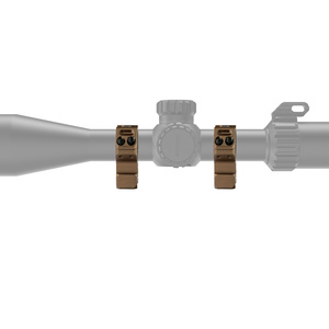 Anneaux de montage pour lunette BANGBANG, support de lunette à double rangée de vis, tube de 30 mm, hauteur centrale de 1,26 po pour l'extérieur (marron) - Product Image 4