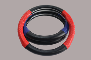 Housse de volant de voiture universelle personnalisable de 15 pouces pour Hiace, design sport en cuir, nouvelle - Product Image 2