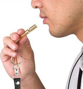 Emergency Whistles Premium Safety Survival <b>Lanyard</b> <b>Keychain</b> High Pitch Double Tubes Outdoor Hiking Camping Hunting 2PCS - Product Image 1